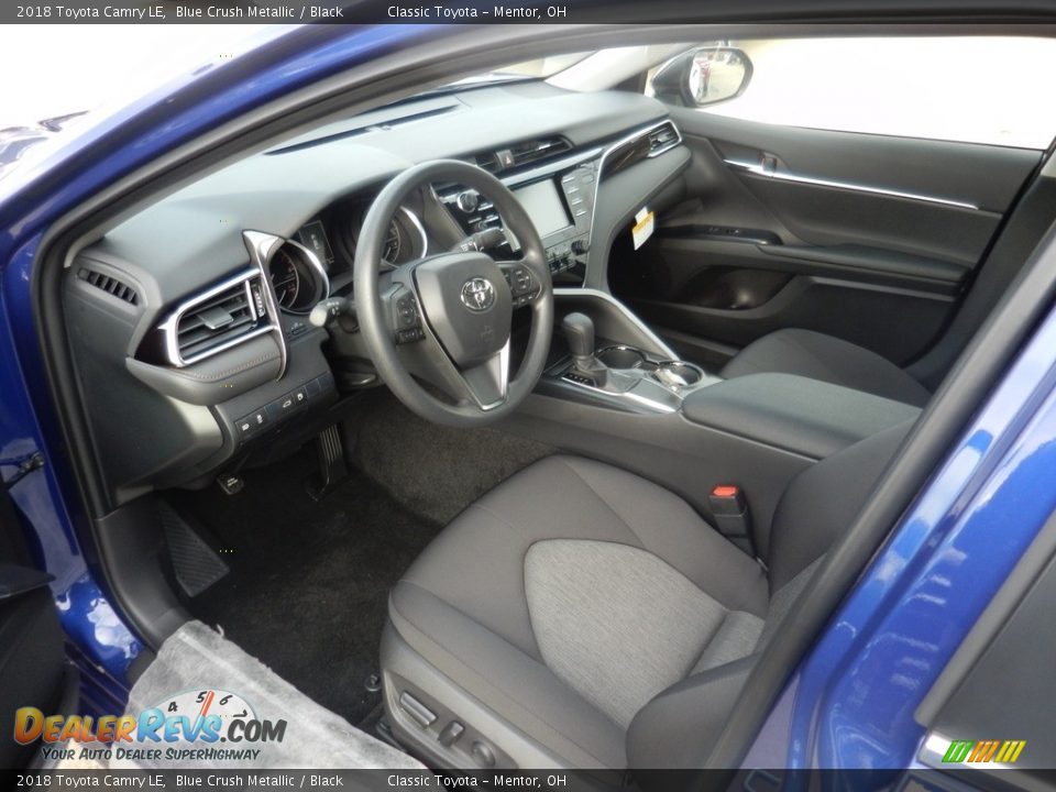 2018 Toyota Camry LE Blue Crush Metallic / Black Photo #3