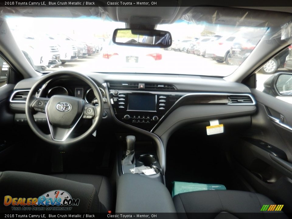 2018 Toyota Camry LE Blue Crush Metallic / Black Photo #4