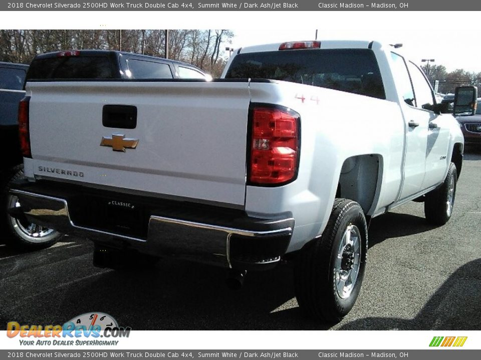 2018 Chevrolet Silverado 2500HD Work Truck Double Cab 4x4 Summit White / Dark Ash/Jet Black Photo #2
