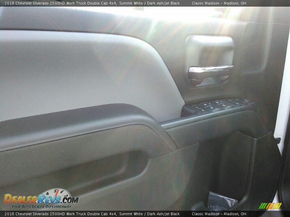 2018 Chevrolet Silverado 2500HD Work Truck Double Cab 4x4 Summit White / Dark Ash/Jet Black Photo #3