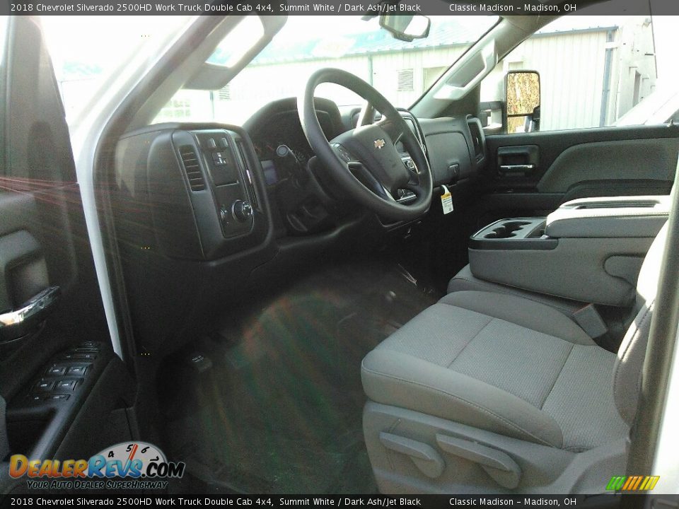 2018 Chevrolet Silverado 2500HD Work Truck Double Cab 4x4 Summit White / Dark Ash/Jet Black Photo #4