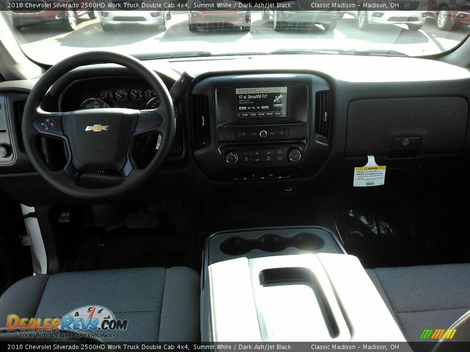 2018 Chevrolet Silverado 2500HD Work Truck Double Cab 4x4 Summit White / Dark Ash/Jet Black Photo #5