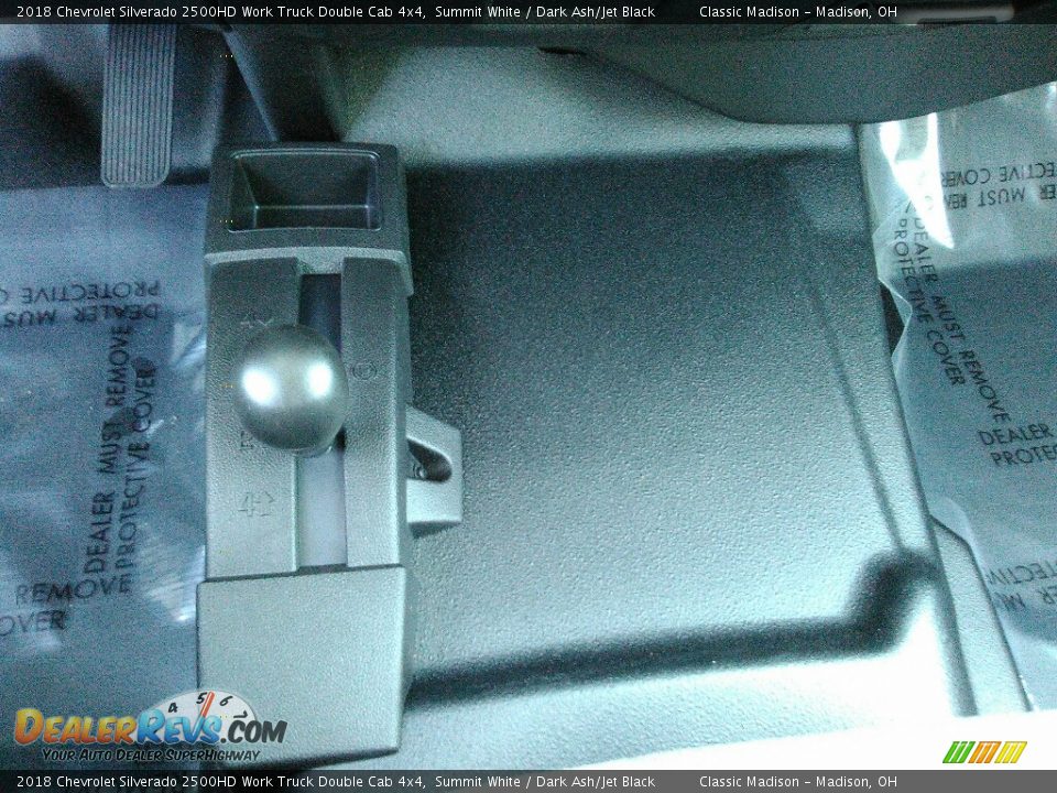 2018 Chevrolet Silverado 2500HD Work Truck Double Cab 4x4 Summit White / Dark Ash/Jet Black Photo #10