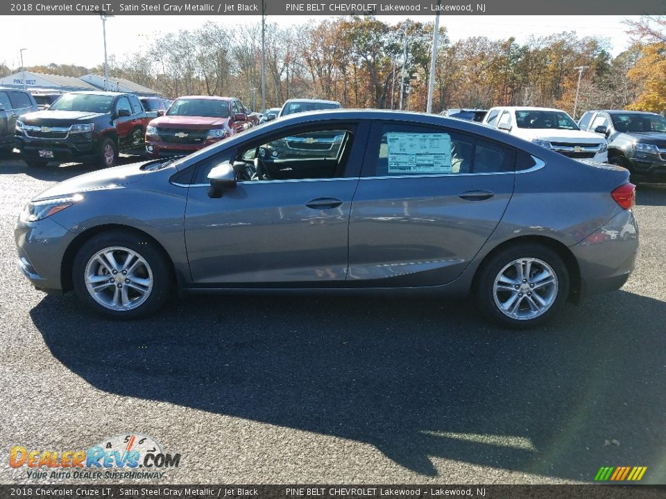 2018 Chevrolet Cruze LT Satin Steel Gray Metallic / Jet Black Photo #3
