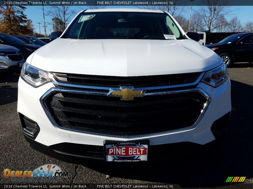 2018 Chevrolet Traverse LS Summit White / Jet Black Photo #2