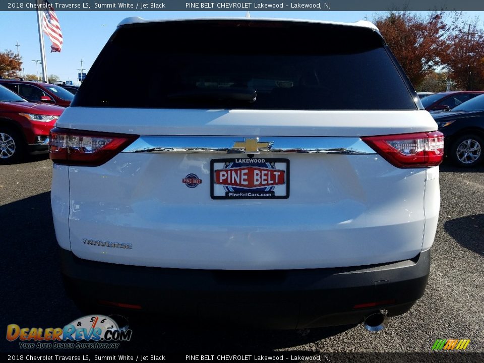 2018 Chevrolet Traverse LS Summit White / Jet Black Photo #5