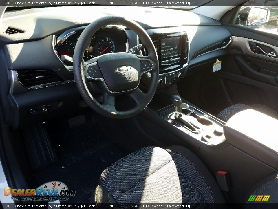 2018 Chevrolet Traverse LS Summit White / Jet Black Photo #7