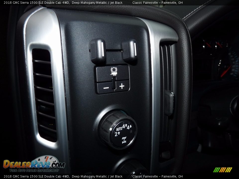 2018 GMC Sierra 1500 SLE Double Cab 4WD Deep Mahogany Metallic / Jet Black Photo #8