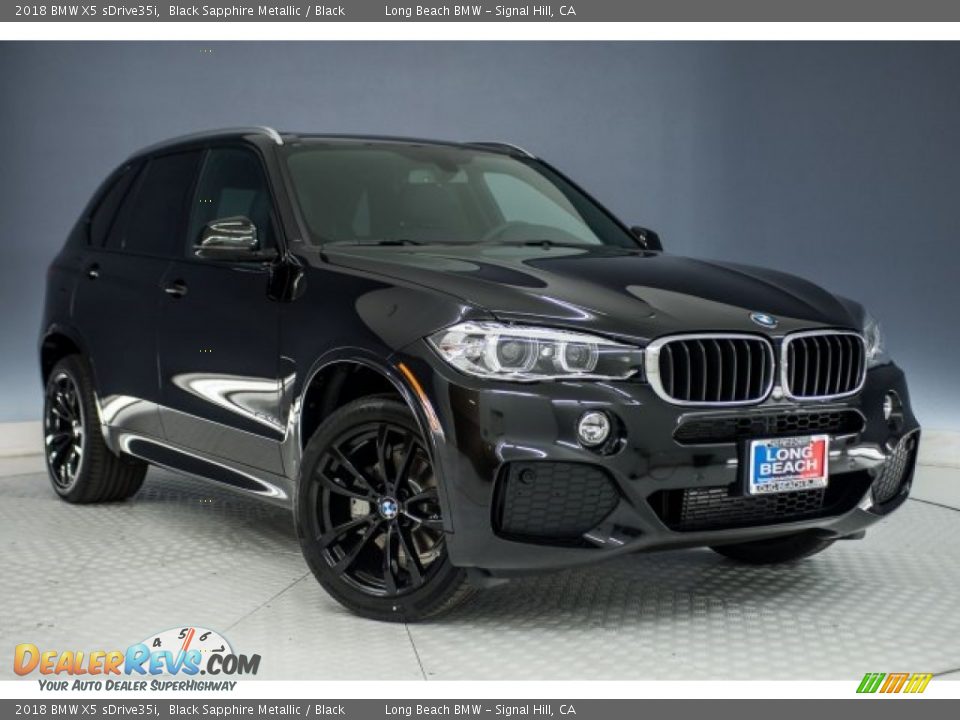 2018 BMW X5 sDrive35i Black Sapphire Metallic / Black Photo #11