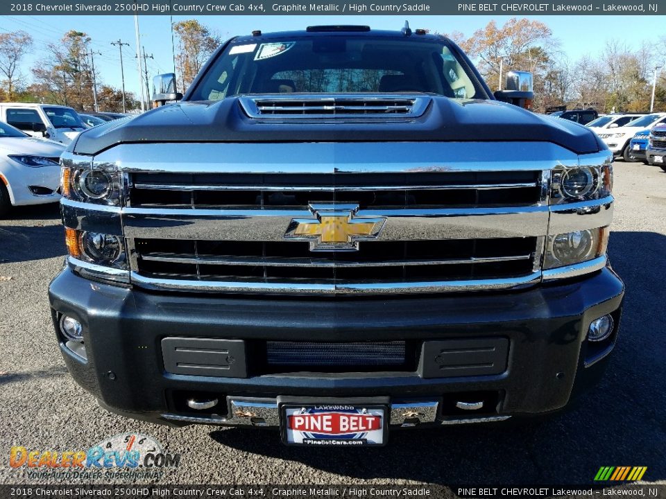 2018 Chevrolet Silverado 2500HD High Country Crew Cab 4x4 Graphite Metallic / High Country Saddle Photo #2