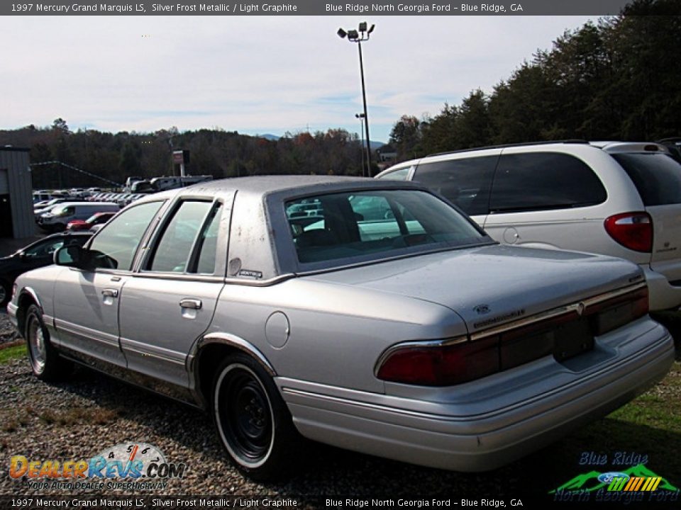 1997 Mercury Grand Marquis LS Silver Frost Metallic / Light Graphite Photo #3