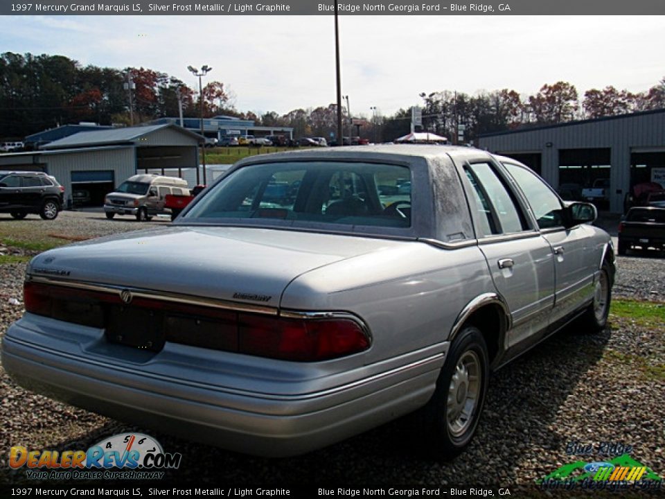 1997 Mercury Grand Marquis LS Silver Frost Metallic / Light Graphite Photo #4