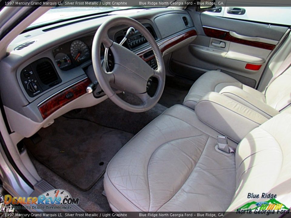 1997 Mercury Grand Marquis LS Silver Frost Metallic / Light Graphite Photo #5