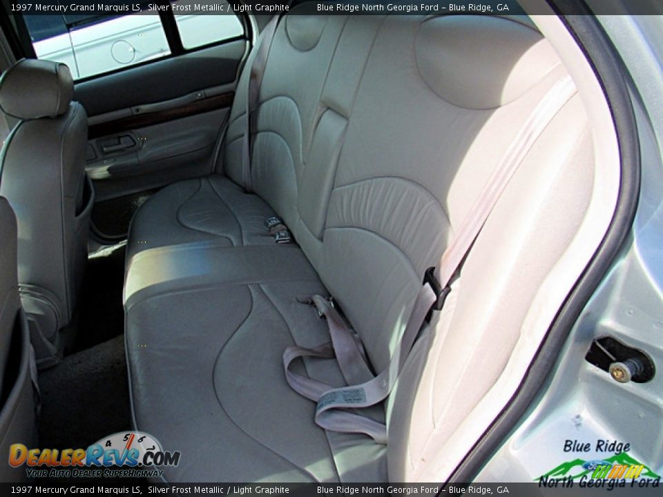 1997 Mercury Grand Marquis LS Silver Frost Metallic / Light Graphite Photo #8