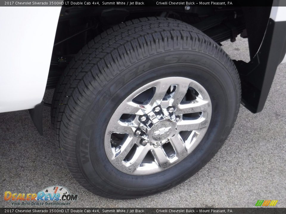 2017 Chevrolet Silverado 3500HD LT Double Cab 4x4 Summit White / Jet Black Photo #5