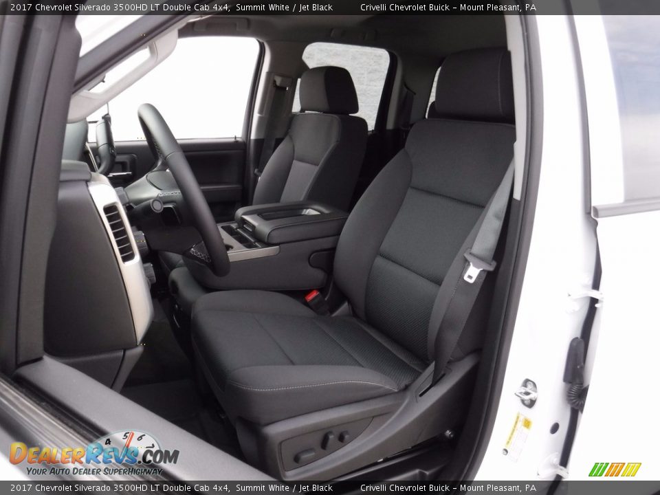 2017 Chevrolet Silverado 3500HD LT Double Cab 4x4 Summit White / Jet Black Photo #22