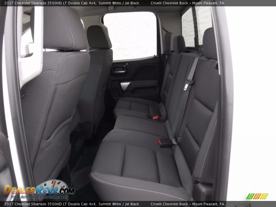 2017 Chevrolet Silverado 3500HD LT Double Cab 4x4 Summit White / Jet Black Photo #36