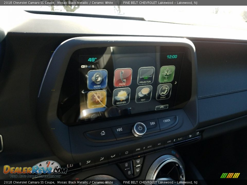 2018 Chevrolet Camaro SS Coupe Mosaic Black Metallic / Ceramic White Photo #11