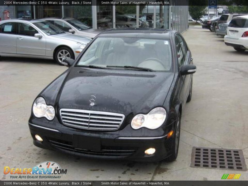 2006 Mercedes-Benz C 350 4Matic Luxury Black / Stone Photo #1