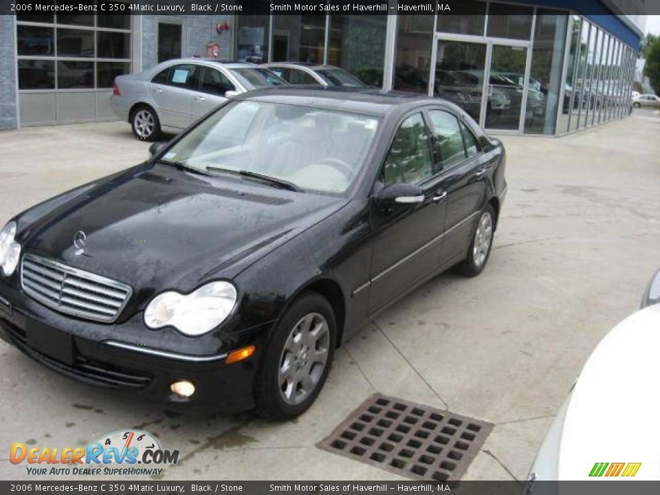 2006 Mercedes-Benz C 350 4Matic Luxury Black / Stone Photo #2