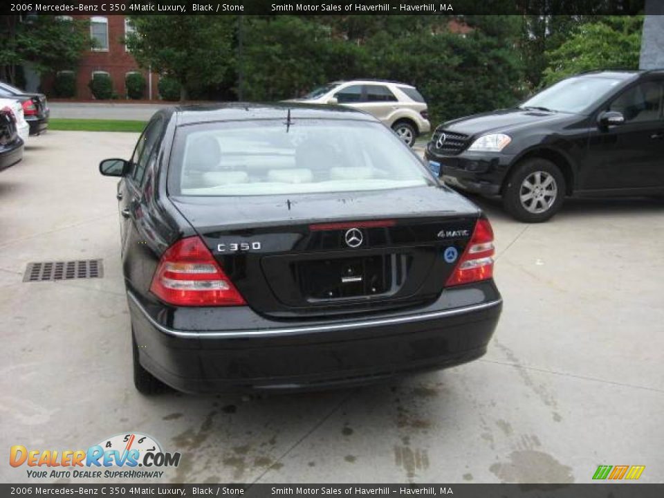 2006 Mercedes-Benz C 350 4Matic Luxury Black / Stone Photo #3