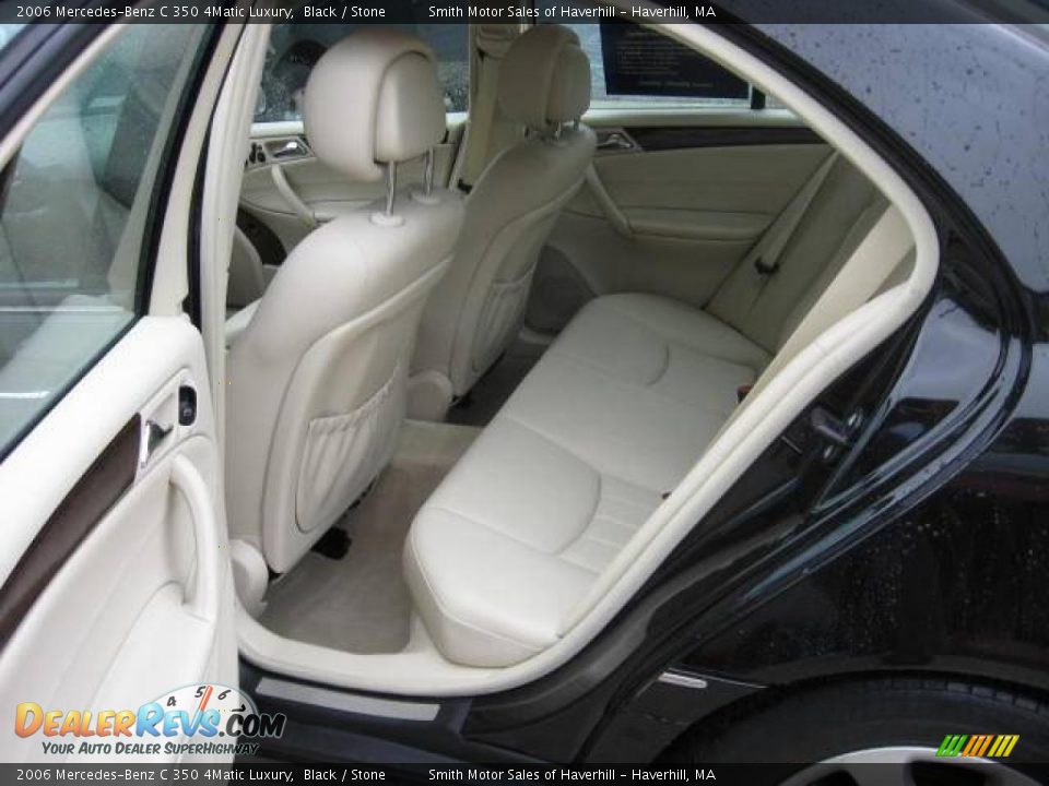 2006 Mercedes-Benz C 350 4Matic Luxury Black / Stone Photo #4