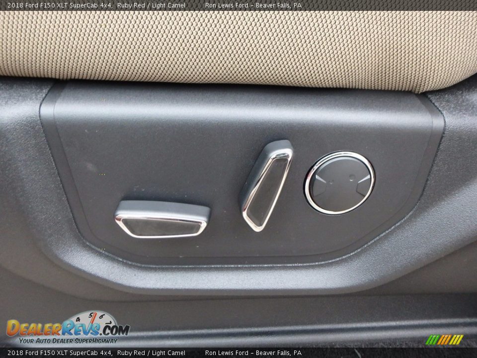 2018 Ford F150 XLT SuperCab 4x4 Ruby Red / Light Camel Photo #15