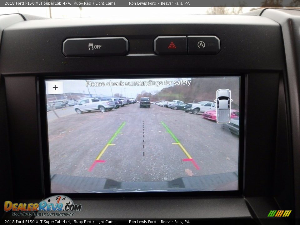 2018 Ford F150 XLT SuperCab 4x4 Ruby Red / Light Camel Photo #20