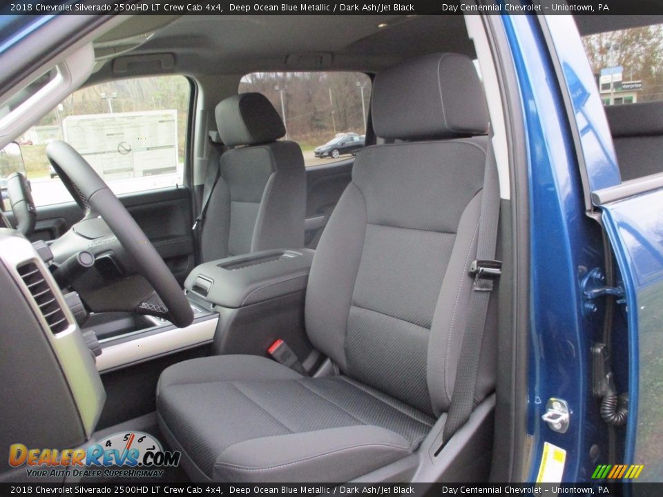 Front Seat of 2018 Chevrolet Silverado 2500HD LT Crew Cab 4x4 Photo #12