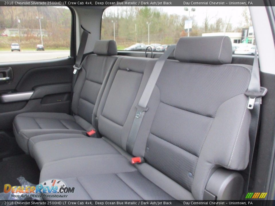 Rear Seat of 2018 Chevrolet Silverado 2500HD LT Crew Cab 4x4 Photo #13
