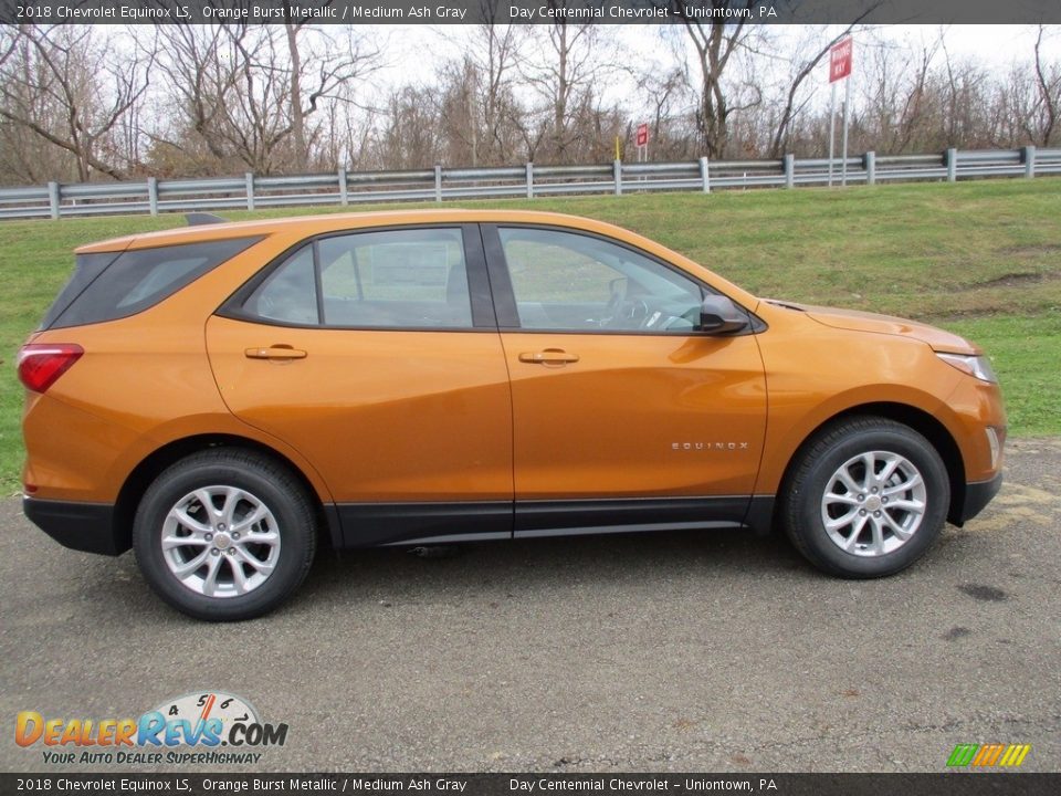 2018 Chevrolet Equinox LS Orange Burst Metallic / Medium Ash Gray Photo #2