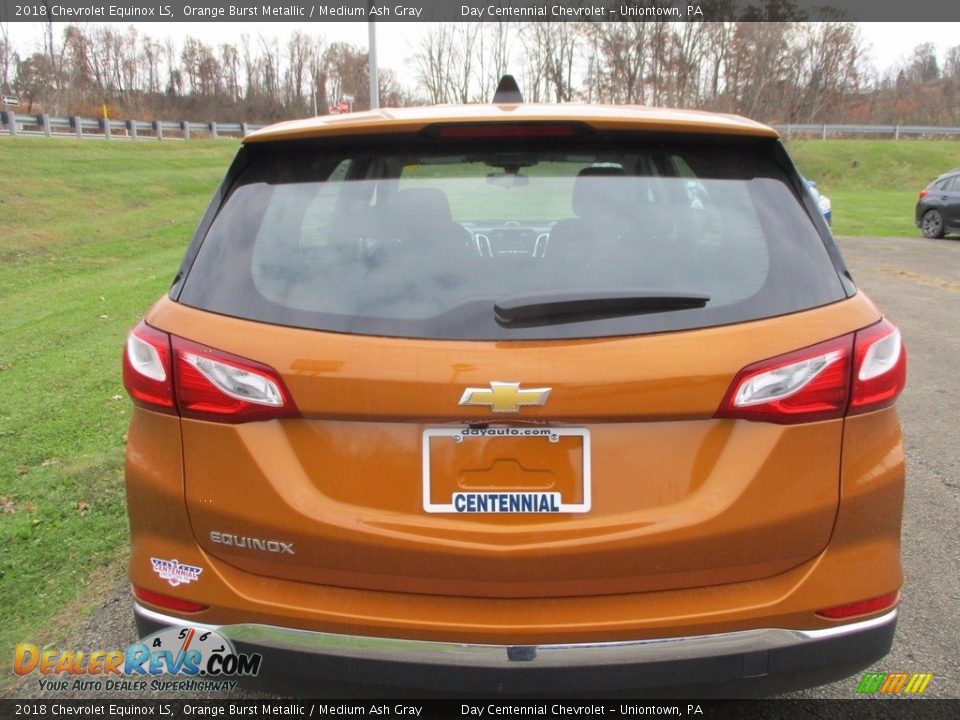 2018 Chevrolet Equinox LS Orange Burst Metallic / Medium Ash Gray Photo #3