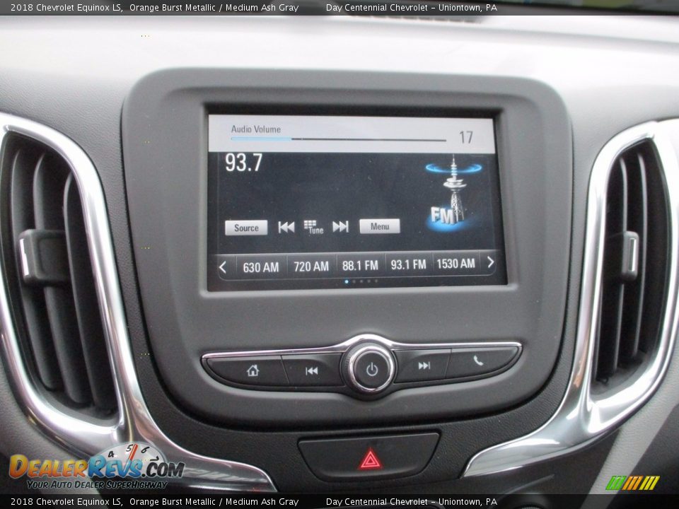 2018 Chevrolet Equinox LS Orange Burst Metallic / Medium Ash Gray Photo #6