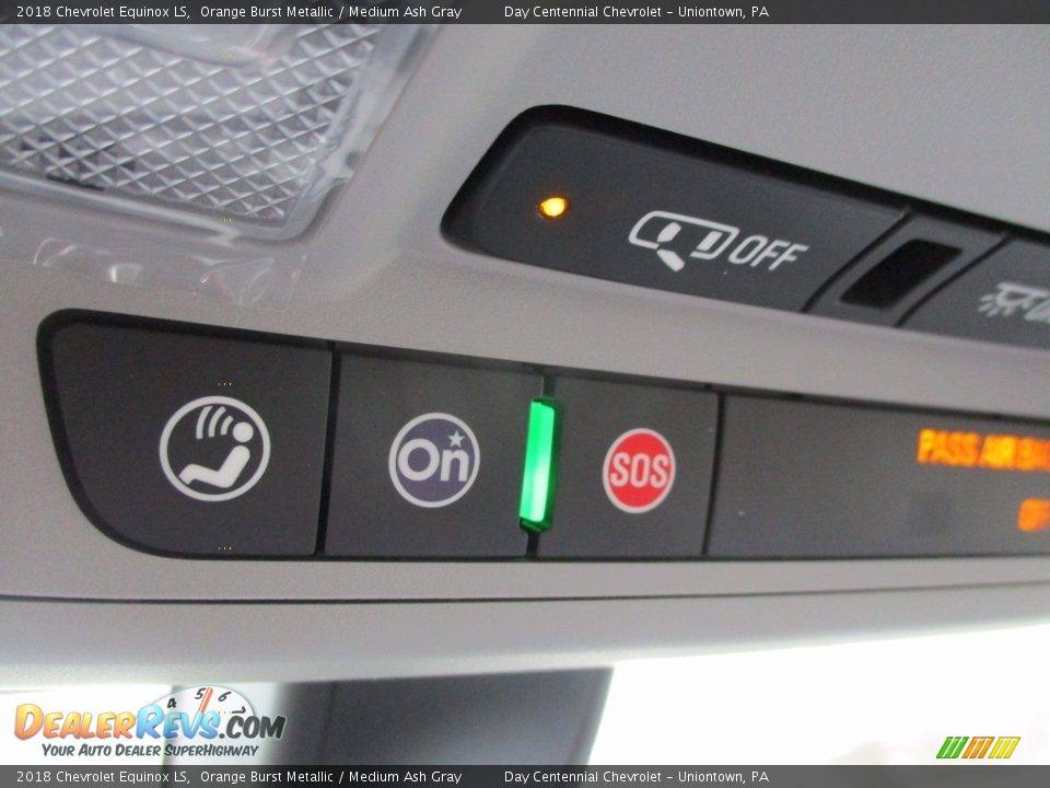 2018 Chevrolet Equinox LS Orange Burst Metallic / Medium Ash Gray Photo #8