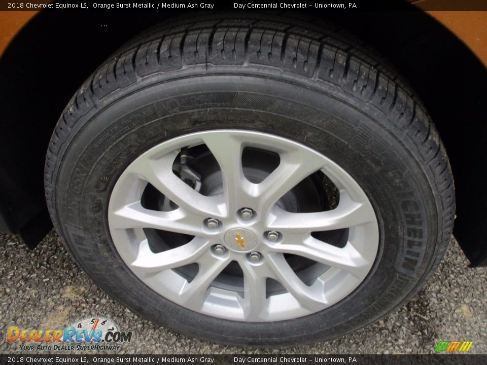 2018 Chevrolet Equinox LS Orange Burst Metallic / Medium Ash Gray Photo #9