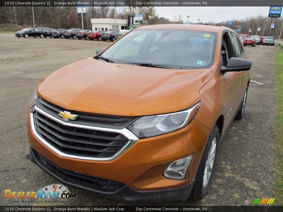 2018 Chevrolet Equinox LS Orange Burst Metallic / Medium Ash Gray Photo #10
