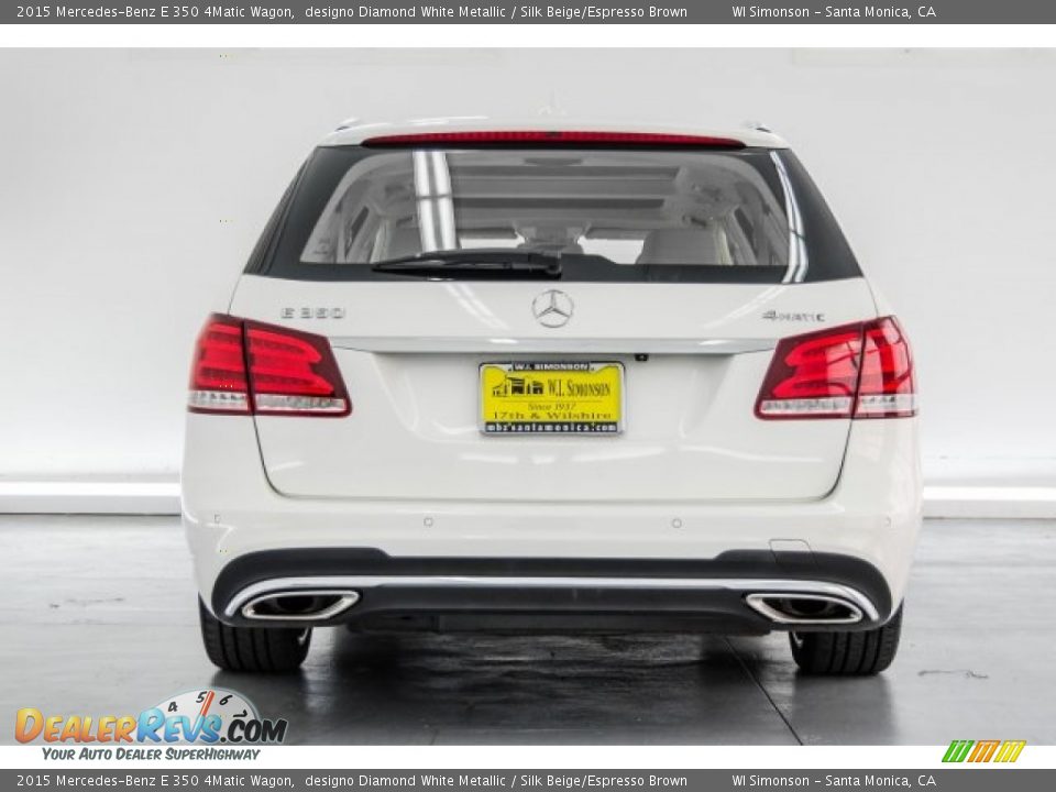 2015 Mercedes-Benz E 350 4Matic Wagon designo Diamond White Metallic / Silk Beige/Espresso Brown Photo #3