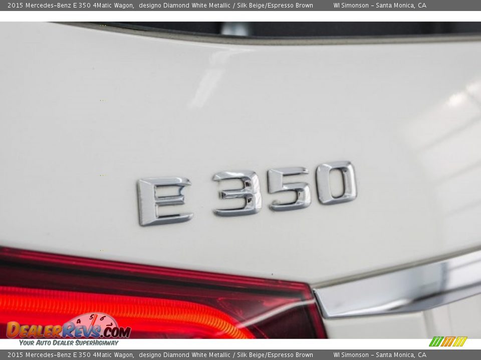 2015 Mercedes-Benz E 350 4Matic Wagon designo Diamond White Metallic / Silk Beige/Espresso Brown Photo #7