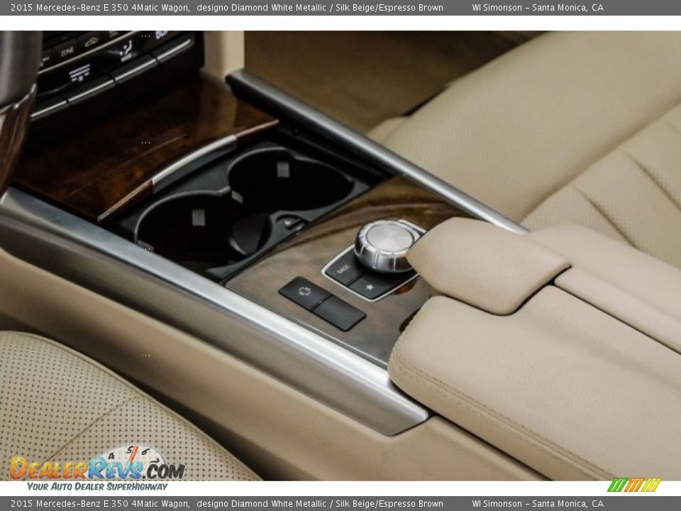 2015 Mercedes-Benz E 350 4Matic Wagon designo Diamond White Metallic / Silk Beige/Espresso Brown Photo #20