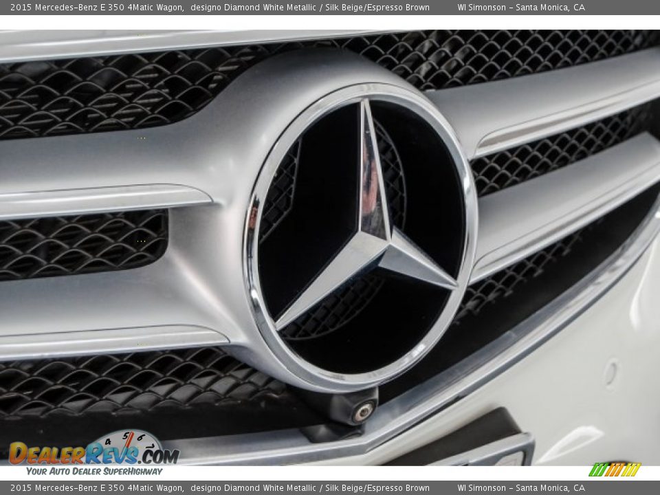 2015 Mercedes-Benz E 350 4Matic Wagon designo Diamond White Metallic / Silk Beige/Espresso Brown Photo #31