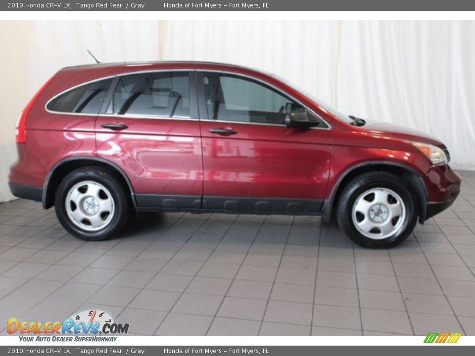 2010 Honda CR-V LX Tango Red Pearl / Gray Photo #3