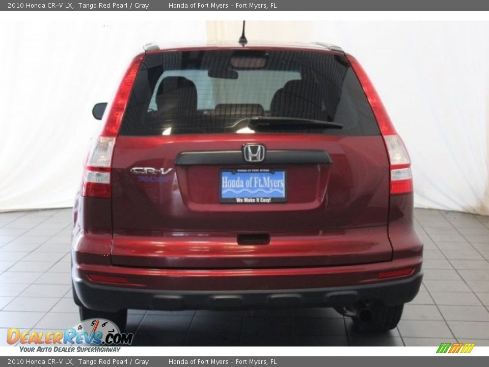 2010 Honda CR-V LX Tango Red Pearl / Gray Photo #7