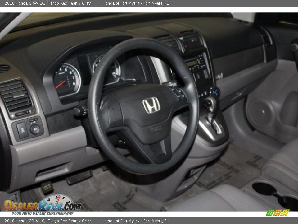 2010 Honda CR-V LX Tango Red Pearl / Gray Photo #12