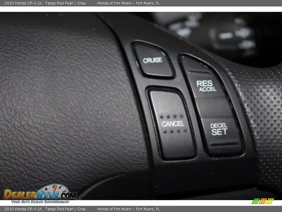 2010 Honda CR-V LX Tango Red Pearl / Gray Photo #14