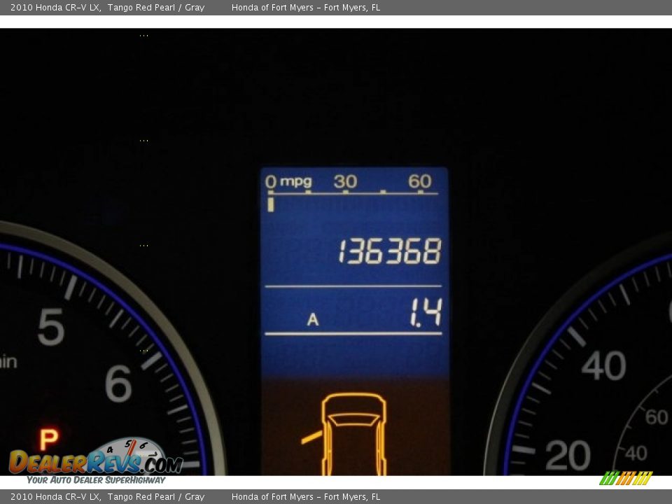 2010 Honda CR-V LX Tango Red Pearl / Gray Photo #15