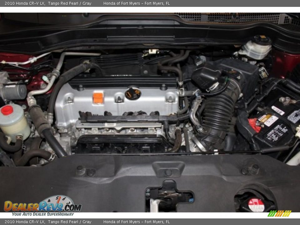 2010 Honda CR-V LX Tango Red Pearl / Gray Photo #27