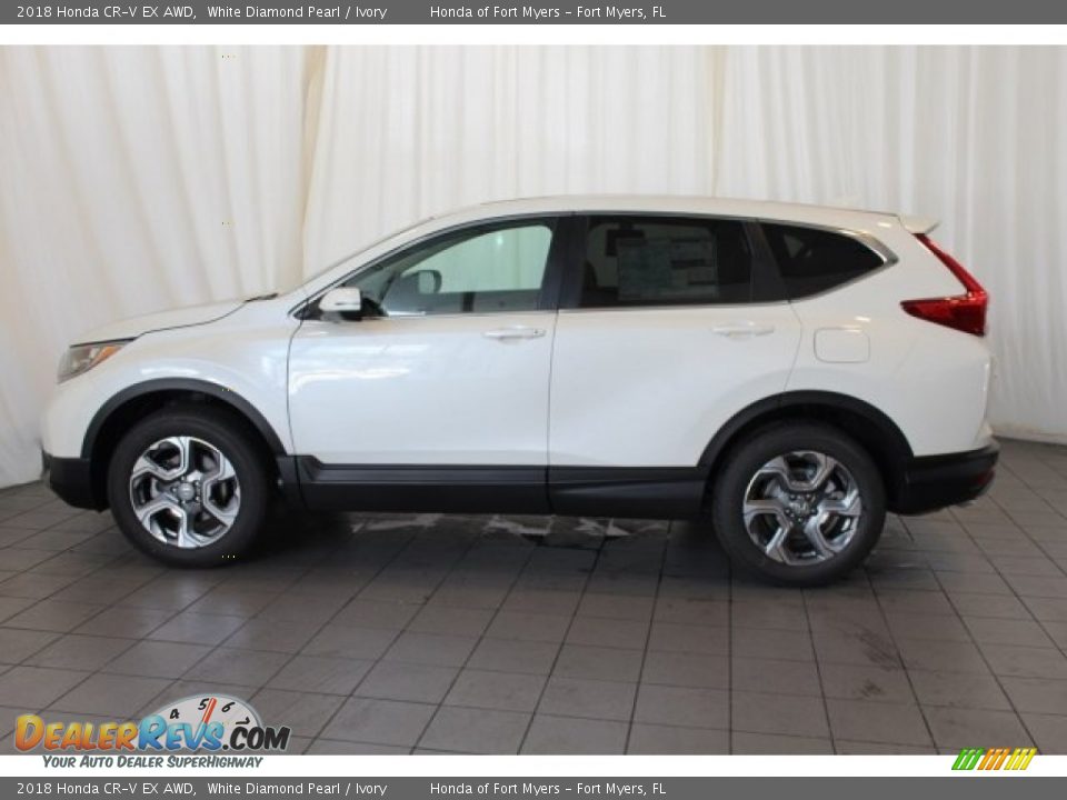 2018 Honda CR-V EX AWD White Diamond Pearl / Ivory Photo #5