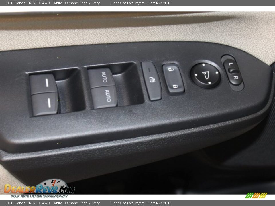 2018 Honda CR-V EX AWD White Diamond Pearl / Ivory Photo #10