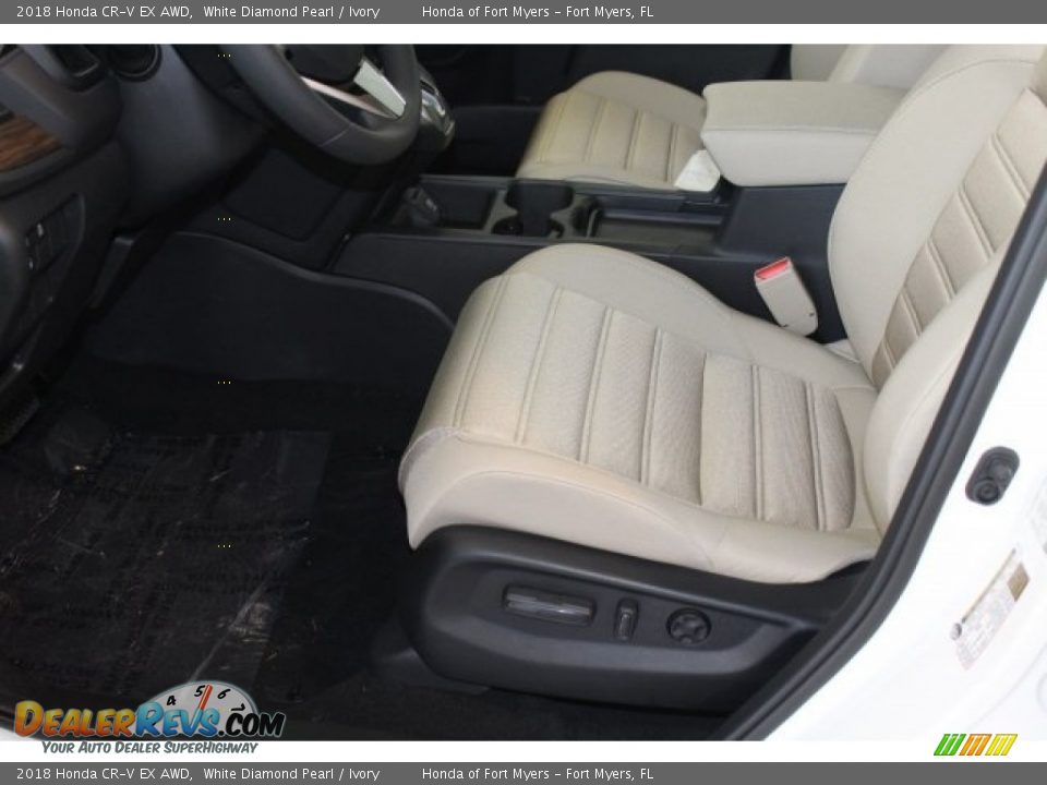 2018 Honda CR-V EX AWD White Diamond Pearl / Ivory Photo #11