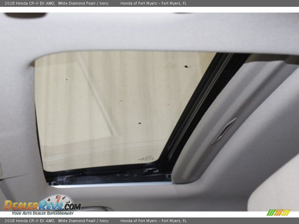 2018 Honda CR-V EX AWD White Diamond Pearl / Ivory Photo #21